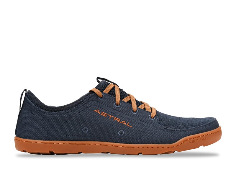Astral Men's Loyak Shoes - Barefoot, Quick-Drying, Minimalist Sneaker for Casual Wear, Water Sports, Travel, & Hiking - Navy/Brown - Men's 8 - Image 3